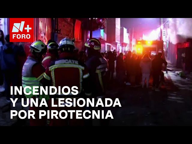 ⁣Nochebuena con quema de pirotecnia en CDMX - Las Noticias