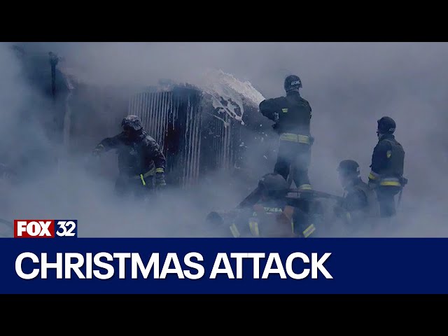 ⁣Russia launches Christmas Day attack on Ukraine