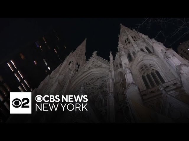 ⁣St. Patrick's Cathedral packed for Mass after Mass on Christmas Day