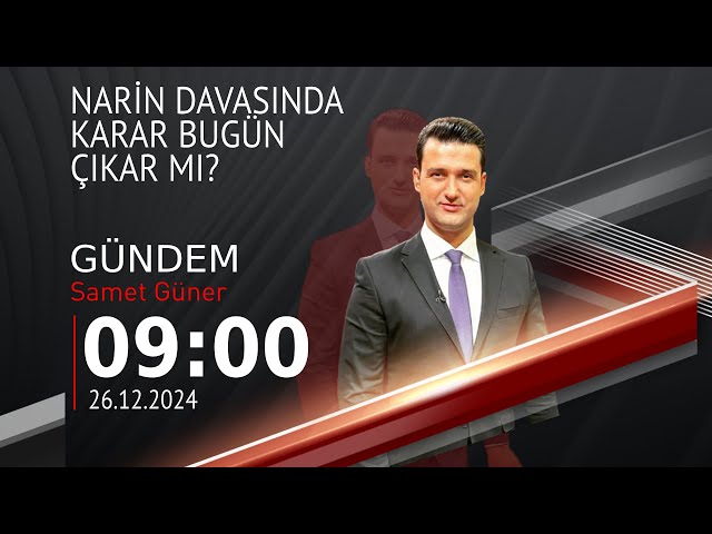 ⁣ #CANLI | Samet Güner ile Gündem | 26 Aralık 2024 | HABER #CNNTÜRK