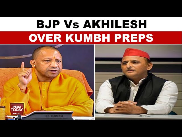 ⁣Political Fight Over UP's Mahakumbh: Akhilesh Claims That BJP Government Failed In Kumbh Preps