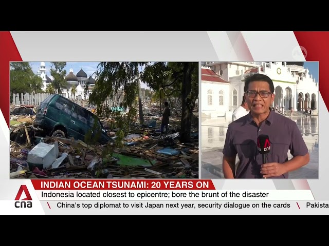 ⁣Indonesia's Aceh remembers deadly tsunami 20 years on