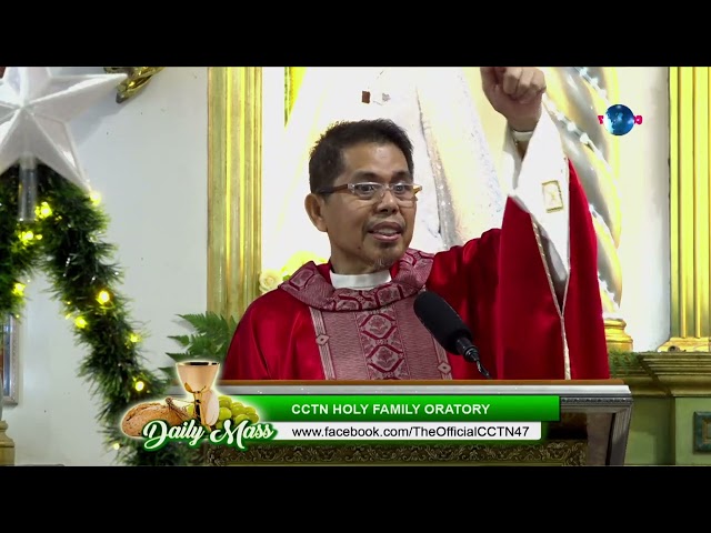 ⁣26 DECEMBER 2024 - HOMILY by Rev. Fr. Jose Adonis Aquino