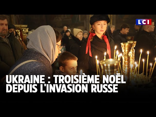 ⁣Ukraine : troisième Noël depuis l'invasion russe｜LCI