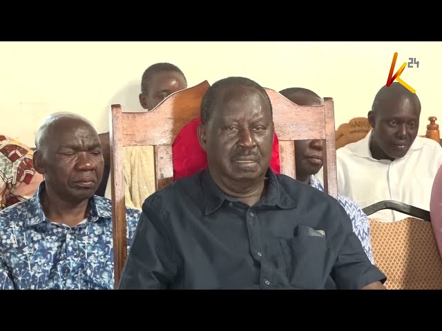 ⁣Raila aisuta serikali kufuatia msururu wa visa vya utekaji nyara