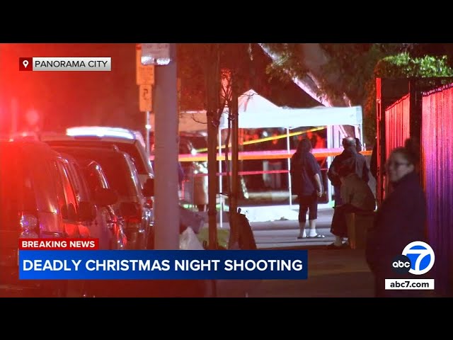 ⁣Christmas night shooting in Panorama City leaves man dead