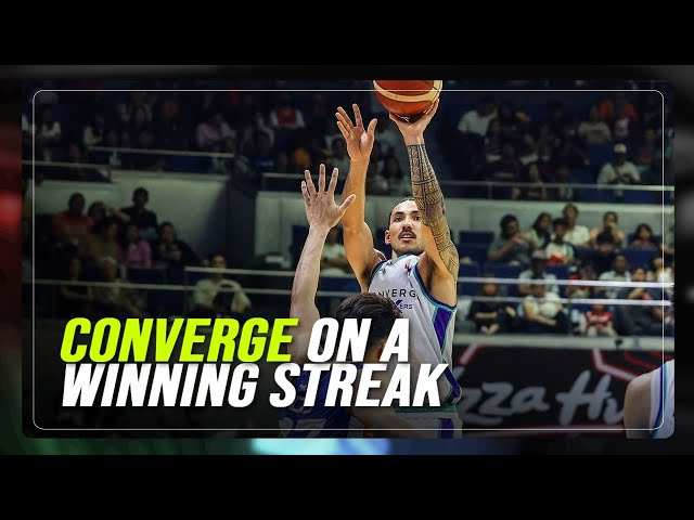 ⁣PBA: Converge cruises past Meralco on Christmas Day