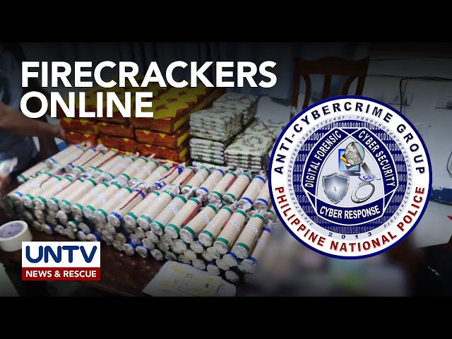 ⁣Mga nahuli na nagbebenta ng firecrackers online, marami na ayon sa Anti-Cybercrime Group