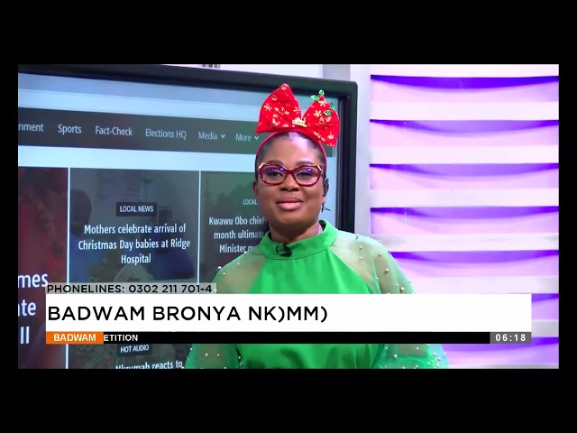 ⁣Badwam Bronya Nk)mm) on Adom TV (26-12-24)