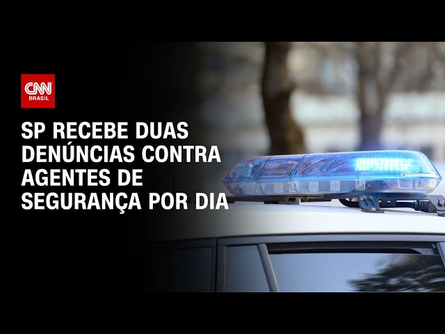 ⁣SP recebe duas denúncias contra agentes de segurança por dia | CNN NOVO DIA