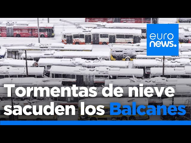 ⁣Más de 200.000 hogares bosnios se quedan sin electricidad por las tormentas de nieve