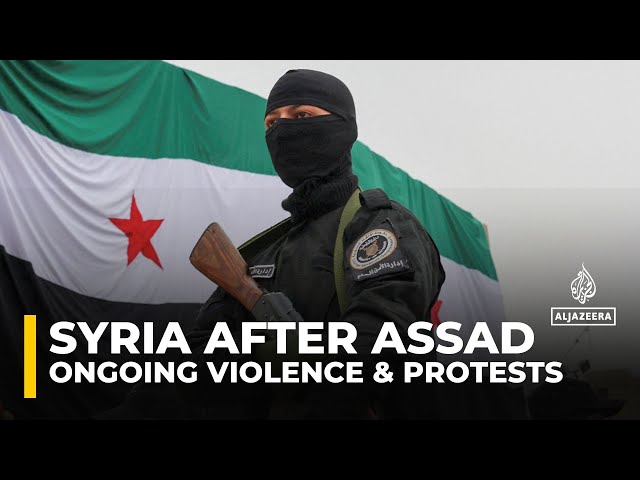 ⁣Unrest in Syria as new govt tries to unite the country post-Assad regime