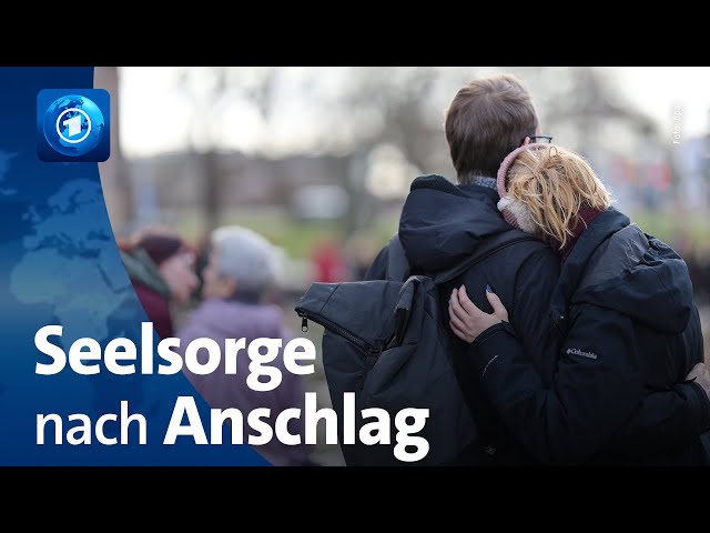 ⁣Nach Anschlag in Magdeburg: Seelsorger bieten vor Ort Hilfe an