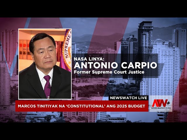 ⁣Marcos tinitiyak na 'constitutional' ang 2025 budget | NewsWatch Live