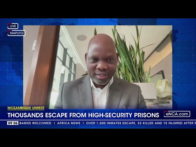 ⁣Thousands escape from high security prison