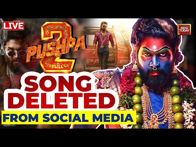 ⁣LIVE: Pushpa 2 song Dammunte Pattukora deleted amid Allu Arjun's legal row