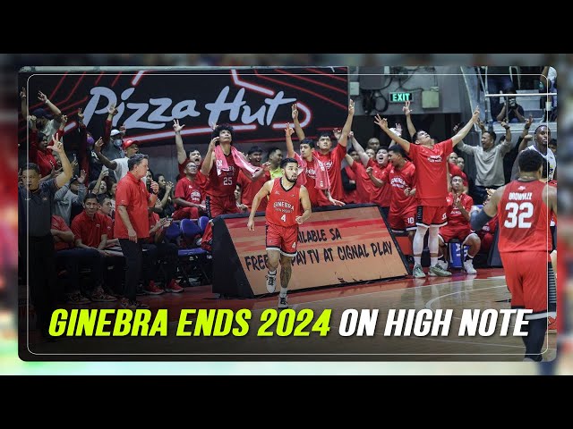 ⁣PBA: Ginebra defeats Magnolia in 'Christmas Clasico'