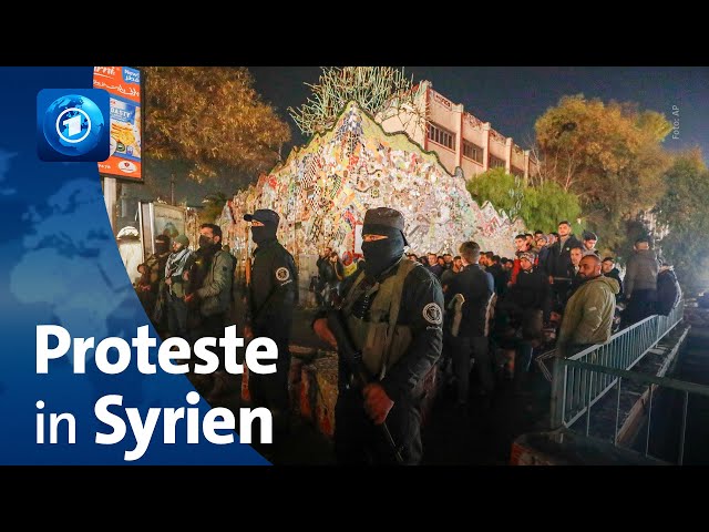 ⁣Syrien: Proteste wegen Video über Angriff auf alawitischen Schrein