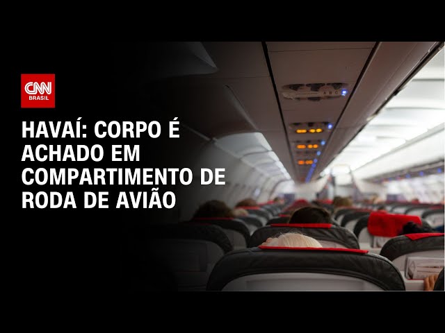 ⁣Havaí: corpo é achado em compartimento de roda de avião | LIVE CNN