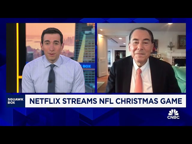 ⁣Netflix did 'a hell of a job' selling advertising for its NFL Christmas games, says Tom Ro