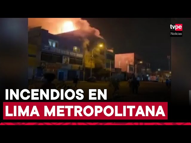 ⁣Navidad en Llamas: incendios de grandes proporciones se registran en Lima Metropolitana