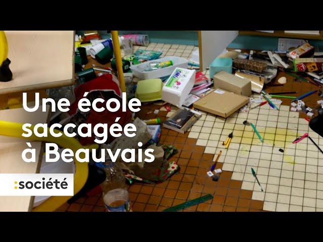 ⁣Beauvais : indignation après le saccage d'une école