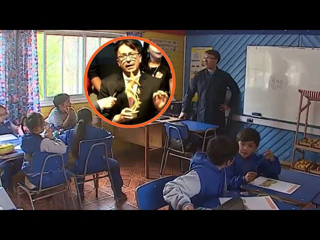 ⁣El mejor docente de Chile: La historia del profe que "las hace todas" por sus alumnos