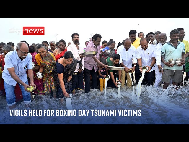 ⁣Vigils held for victims of Indian Ocean tsunami on the 20th anniversary