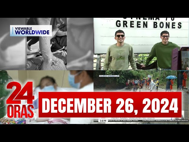 ⁣24 Oras Express: December 26, 2024 [HD]