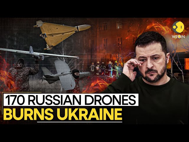 ⁣Russia-Ukraine War: Russia Burns Ukraine With Mass Missile, Drone Against Energy Grid | WION LIVE