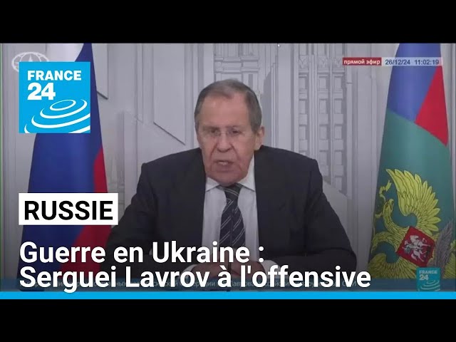 ⁣Serguei Lavrov à l'offensive à propos de la guerre en Ukraine : "une trêve est une voie sa