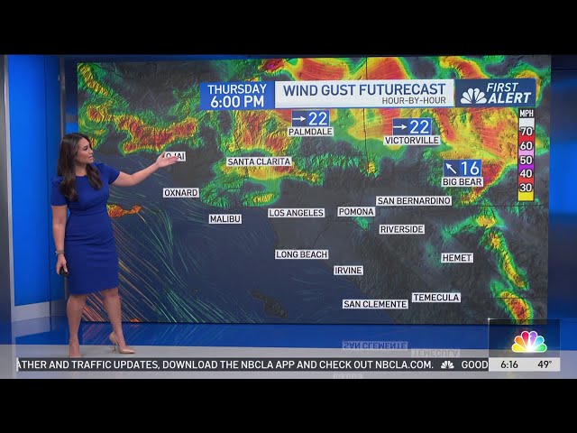 ⁣First Alert Forecast: Cool weather with gusty winds