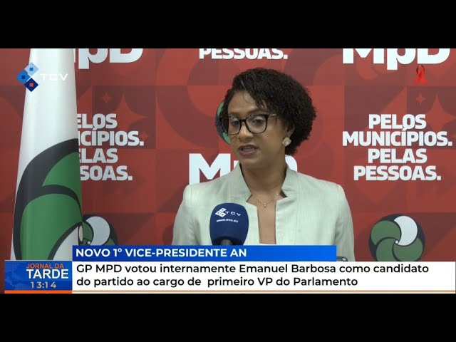 ⁣GP MPD votou internamente Emanuel Barbosa como candidato do partido ao cargo de VP do Parlamento