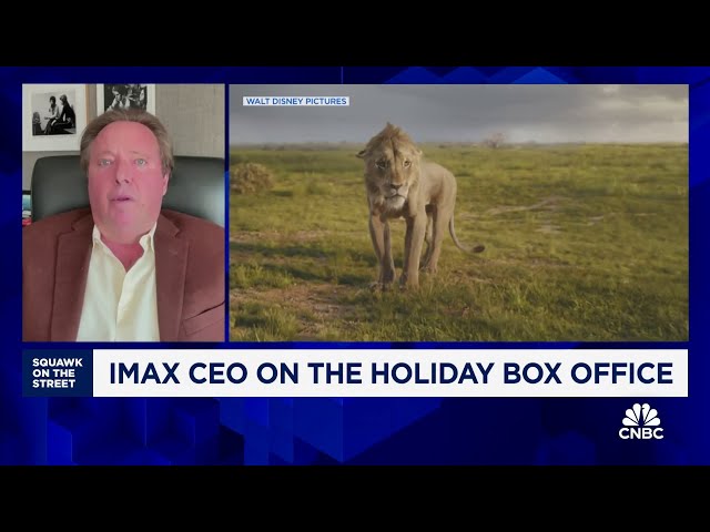 ⁣IMAX CEO Richard Gelfond on the holiday box office