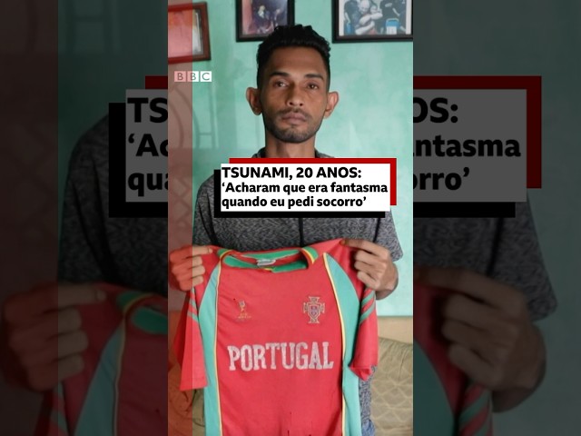 ⁣O sobrevivente do tsunami de 2004 na Ásia que emocionou Cristiano Ronaldo #bbcnewsbrasil