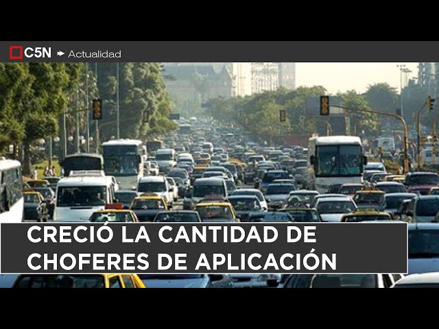 ⁣CRECE la CANTIDAD de CHOFERES en APLICAIONES: SUBIÓ 47% en el ÚLTIMO