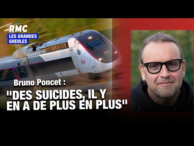 ⁣Suicide d'un conducteur de TGV : le désespoir de Bruno Poncet, le cheminot des GG