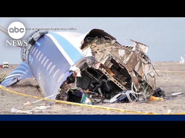 ⁣New video emerges in Kazakhstan passenger plane crash