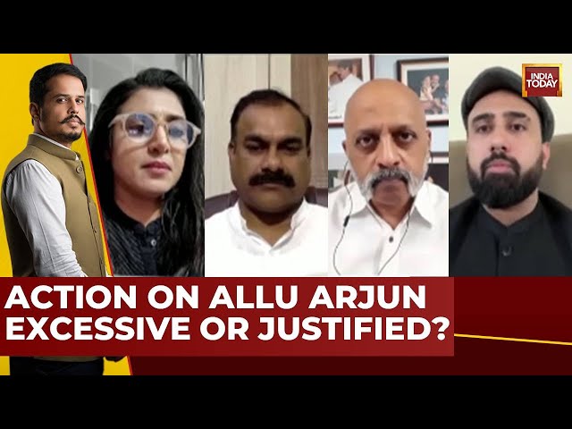 ⁣News Today Debate: Action On Allu Arjun, Excessive Or Justified? | Allu Arjun Vs CM Revanth Reddy