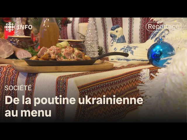 ⁣À Montréal, des réfugiés ukrainiens se réunissent autour d'un repas de Noël