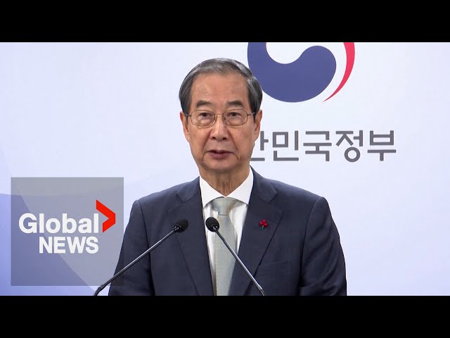 ⁣South Korea opposition moves to impeach acting president Han Duck-soo