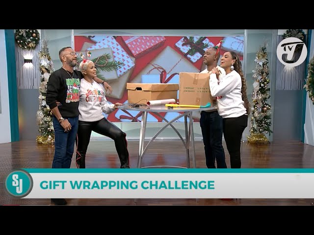 ⁣Gift Wrapping Challenge | TVJ Smile Jamaica