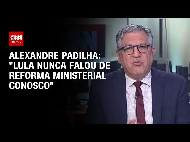 ⁣Alexandre Padilha: "Lula nunca falou de reforma ministerial conosco" | BASTIDORES CNN