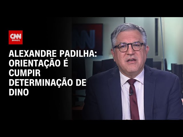 ⁣Alexandre Padilha: Orientação é cumpir determinação de Dino | BASTIDORES CNN