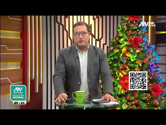 ⁣ATV Noticias Edición Matinal: Programa del jueves 26 de diciembre de 2024