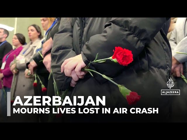 ⁣Azerbaijan observes day of mourning for air crash victims