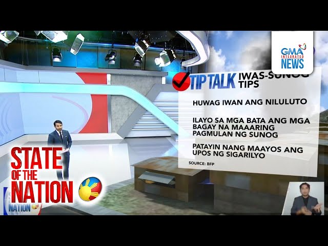 ⁣State of the Nation: (Part 2 & 3) Iwas-sunog tips; PUSUAN NA 'YAN: Double Celebration ni lo