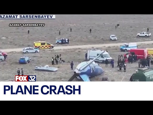 ⁣Dozens survive Kazakhstan passenger plane crash