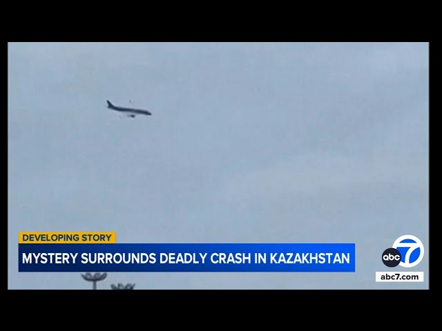 ⁣Mystery surrounds deadly plane crash in Kazakhstan