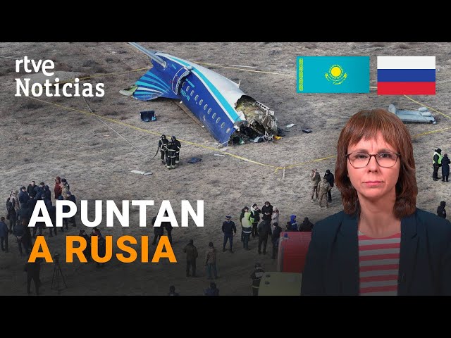 ⁣RUSIA: UN MISIL RUSO habría derribado el AVIÓN ACCIDENTADO en KAZAJISTÁN, según REUTERS | RTVE